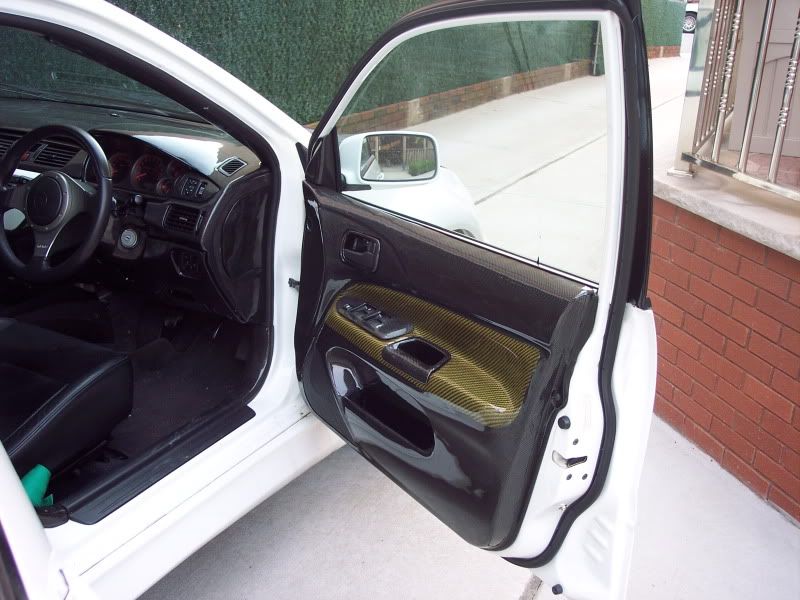 FS/FTNY Carbon Fiber/Kevlar Door panels EvolutionM Mitsubishi